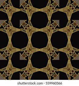 The endless texture.Vector ornaments. Abstract geometric illustration. Pattern for website, corporate style, party invitation, wallpaper.