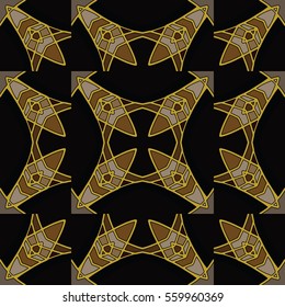 The endless texture.Vector ornaments. Abstract geometric illustration. Pattern for website, corporate style, party invitation, wallpaper.
