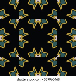 The endless texture.Vector ornaments. Abstract geometric illustration. Pattern for website, corporate style, party invitation, wallpaper.