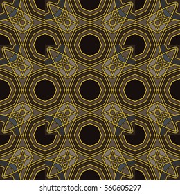 The endless texture.Vector ornaments. Abstract geometric illustration. Pattern for website, corporate style, party invitation, wallpaper.