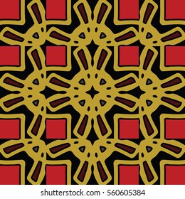 The endless texture.Vector ornaments. Abstract geometric illustration. Pattern for website, corporate style, party invitation, wallpaper.