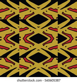 The endless texture.Vector ornaments. Abstract geometric illustration. Pattern for website, corporate style, party invitation, wallpaper.