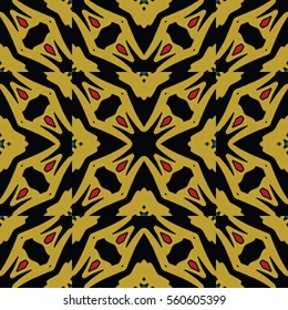 The endless texture.Vector ornaments. Abstract geometric illustration. Pattern for website, corporate style, party invitation, wallpaper.