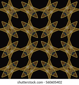 The endless texture.Vector ornaments. Abstract geometric illustration. Pattern for website, corporate style, party invitation, wallpaper.