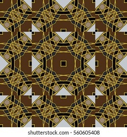 The endless texture.Vector ornaments. Abstract geometric illustration. Pattern for website, corporate style, party invitation, wallpaper.