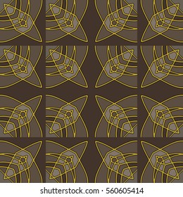 The endless texture.Vector ornaments. Abstract geometric illustration. Pattern for website, corporate style, party invitation, wallpaper.