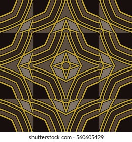 The endless texture.Vector ornaments. Abstract geometric illustration. Pattern for website, corporate style, party invitation, wallpaper.