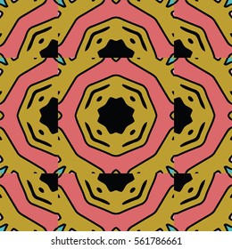The endless texture.Vector ornaments. Abstract geometric illustration. Pattern for website, corporate style, party invitation, wallpaper.