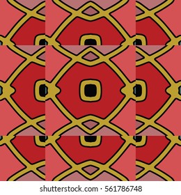 The endless texture.Vector ornaments. Abstract geometric illustration. Pattern for website, corporate style, party invitation, wallpaper.