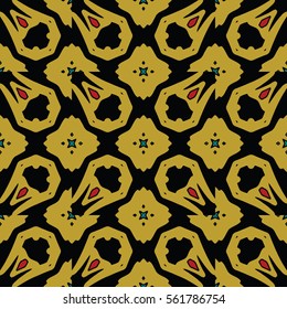 The endless texture.Vector ornaments. Abstract geometric illustration. Pattern for website, corporate style, party invitation, wallpaper.