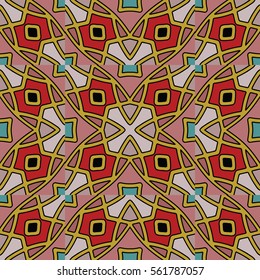 The endless texture.Vector ornaments. Abstract geometric illustration. Pattern for website, corporate style, party invitation, wallpaper.