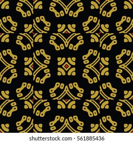 The endless texture.Vector ornaments. Abstract geometric illustration. Pattern for website, corporate style, party invitation, wallpaper.