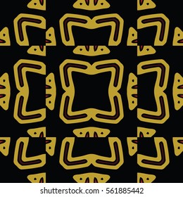 The endless texture.Vector ornaments. Abstract geometric illustration. Pattern for website, corporate style, party invitation, wallpaper.