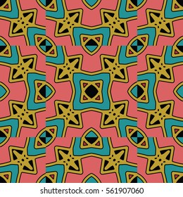 The endless texture.Vector ornaments. Abstract geometric illustration. Pattern for website, corporate style, party invitation, wallpaper.