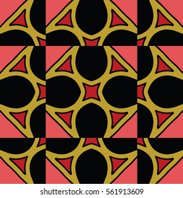 The endless texture.Vector ornaments. Abstract geometric illustration. Pattern for website, corporate style, party invitation, wallpaper.