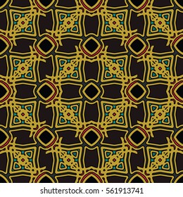 The endless texture.Vector ornaments. Abstract geometric illustration. Pattern for website, corporate style, party invitation, wallpaper.