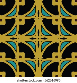 The endless texture.Vector ornaments. Abstract geometric illustration. Pattern for website, corporate style, party invitation, wallpaper.