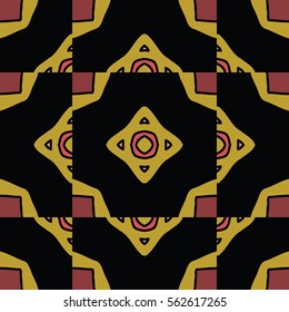 The endless texture.Vector ornaments. Abstract geometric illustration. Pattern for website, corporate style, party invitation, wallpaper.