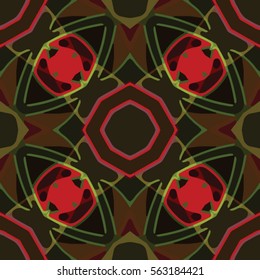 The endless texture.Vector ornaments. Abstract geometric illustration. Pattern for website, corporate style, party invitation, wallpaper.