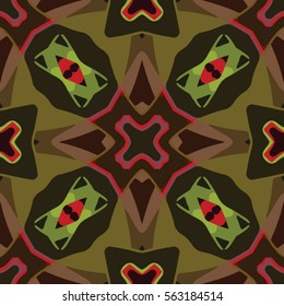 The endless texture.Vector ornaments. Abstract geometric illustration. Pattern for website, corporate style, party invitation, wallpaper.