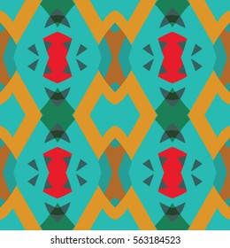 The endless texture.Vector ornaments. Abstract geometric illustration. Pattern for website, corporate style, party invitation, wallpaper.