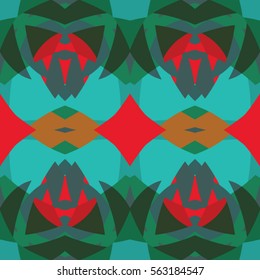 The endless texture.Vector ornaments. Abstract geometric illustration. Pattern for website, corporate style, party invitation, wallpaper.