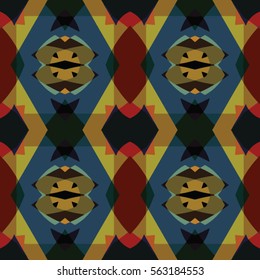 The endless texture.Vector ornaments. Abstract geometric illustration. Pattern for website, corporate style, party invitation, wallpaper.