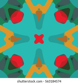 The endless texture.Vector ornaments. Abstract geometric illustration. Pattern for website, corporate style, party invitation, wallpaper.