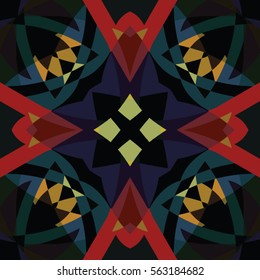 The endless texture.Vector ornaments. Abstract geometric illustration. Pattern for website, corporate style, party invitation, wallpaper.