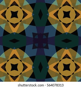 The endless texture.Vector ornaments. Abstract geometric illustration. Pattern for website, corporate style, party invitation, wallpaper.