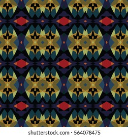 The endless texture.Vector ornaments. Abstract geometric illustration. Pattern for website, corporate style, party invitation, wallpaper.