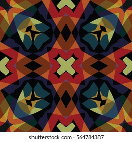 The endless texture.Vector ornaments. Abstract geometric illustration. Pattern for website, corporate style, party invitation, wallpaper.