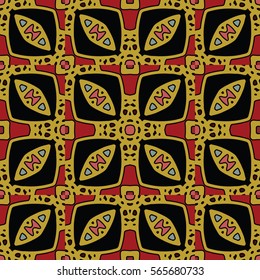 The endless texture.Vector ornaments. Abstract geometric illustration. Pattern for website, corporate style, party invitation, wallpaper.