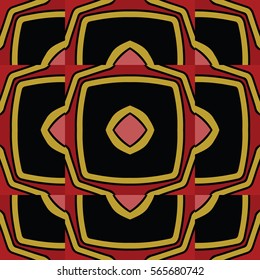 The endless texture.Vector ornaments. Abstract geometric illustration. Pattern for website, corporate style, party invitation, wallpaper.