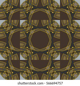 The endless texture.Vector ornaments. Abstract geometric illustration. Pattern for website, corporate style, party invitation, wallpaper.