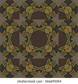 The endless texture.Vector ornaments. Abstract geometric illustration. Pattern for website, corporate style, party invitation, wallpaper.