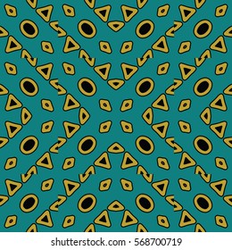 The endless texture.Vector ornaments. Abstract geometric illustration. Pattern for website, corporate style, party invitation, wallpaper.