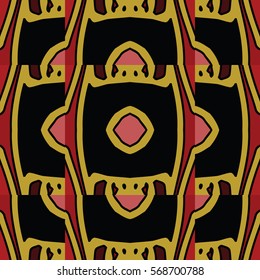 The endless texture.Vector ornaments. Abstract geometric illustration. Pattern for website, corporate style, party invitation, wallpaper.