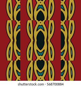 The endless texture.Vector ornaments. Abstract geometric illustration. Pattern for website, corporate style, party invitation, wallpaper.