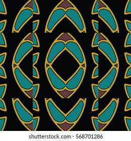 The endless texture.Vector ornaments. Abstract geometric illustration. Pattern for website, corporate style, party invitation, wallpaper.