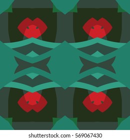The endless texture.Vector ornaments. Abstract geometric illustration. Pattern for website, corporate style, party invitation, wallpaper.