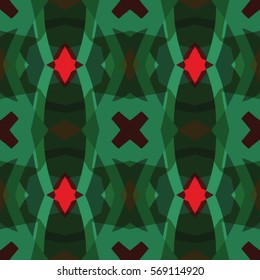The endless texture.Vector ornaments. Abstract geometric illustration. Pattern for website, corporate style, party invitation, wallpaper.