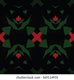 The endless texture.Vector ornaments. Abstract geometric illustration. Pattern for website, corporate style, party invitation, wallpaper.