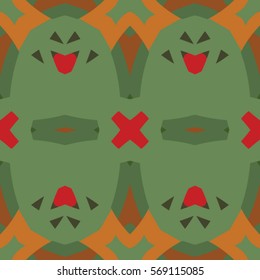 The endless texture.Vector ornaments. Abstract geometric illustration. Pattern for website, corporate style, party invitation, wallpaper.