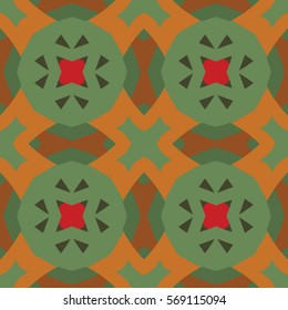 The endless texture.Vector ornaments. Abstract geometric illustration. Pattern for website, corporate style, party invitation, wallpaper.