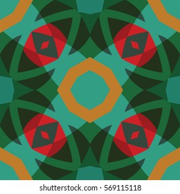 The endless texture.Vector ornaments. Abstract geometric illustration. Pattern for website, corporate style, party invitation, wallpaper.