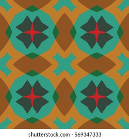 The endless texture.Vector ornaments. Abstract geometric illustration. Pattern for website, corporate style, party invitation, wallpaper.