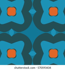 The endless texture.Vector ornaments. Abstract geometric illustration. Pattern for website, corporate style, party invitation, wallpaper.