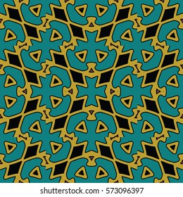 The endless texture.Vector ornaments. Abstract geometric illustration. Pattern for website, corporate style, party invitation, wallpaper.