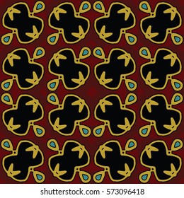 The endless texture.Vector ornaments. Abstract geometric illustration. Pattern for website, corporate style, party invitation, wallpaper.